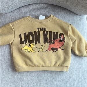 Zara The Lion King Kids Sweatshirt - Brown